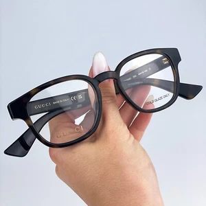 Gafas Gucci Mujer Dark Havana Demo Ovaladas GG1343O 002 NUEVAS - Imagen 1 de 10