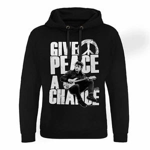 Officially Licensed John Lennon - Give Peace A Chance Epic Hoodie S-XXL Sizes - Picture 1 of 1