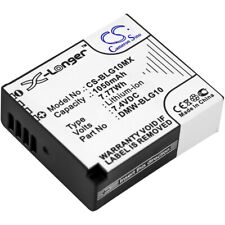 Battery for Panasonic Lumix DMC-GF3 DMC-ZS100 DMW-BLG10 BP-DC15 1050mAh