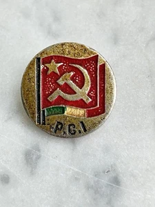 PIN VECCHIA SPILLA BADGE ITALIA COMUNISMO P.C.I. ITALIA OLD PIN - Foto 1 di 2