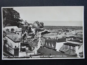 Devon Lynmouth Floods (8) showing HARBOUR & QUAY Aug 1952 Postcard by Frith - Picture 1 of 3
