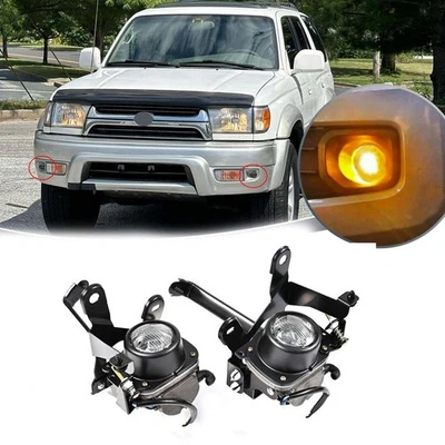 Pair Clear Lens Fog Light w/ Bulbs For Toyota 4Runner 1999-2002 Left & Right New - Image 1 of 4