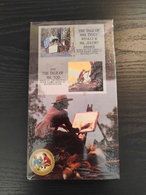 The Tale of Mrs Twiggy Winkle and Mr Jeremy Fisher In The Tale of Mr Tod VHS New - Image 1 of 4