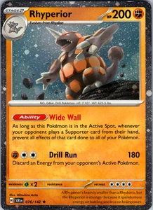 Rhyperior Cosmos Holo 076/142 SV07: Stellar Crown Rare - NM - Bild 1 von 2