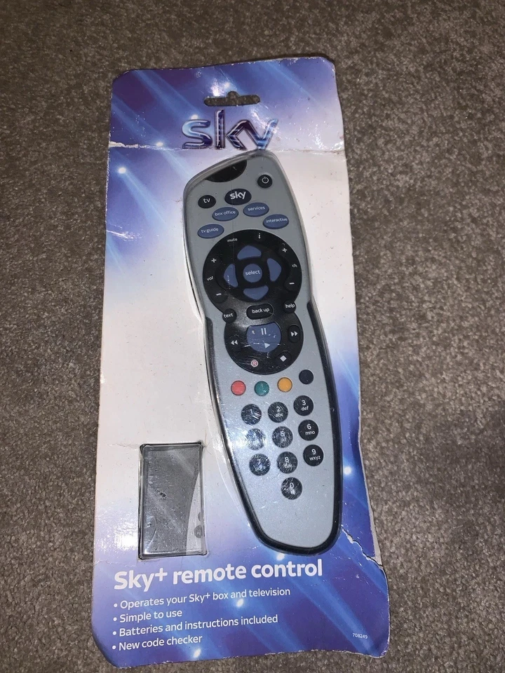 Sky Remote Control with Batteries and Manual for Sky+ (SKY111) - Image 1 of 1