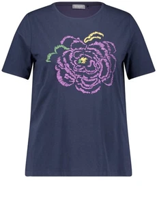 Samoon T-Shirt Art:470018-86020  Blau Gr. 44,46,50 VP 49,99 € - Bild 1 von 2