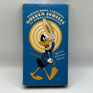 Daffy Duck The Nuttiness Continues VHS Tape Looney Tunes Golden Jubilee 24 Karat - Picture 1 of 9