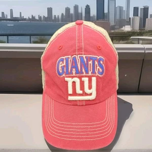 Gorra gorra roja de los Gigantes de Nueva York Snapback malla tostada logotipo 3D 47 MARCA - Imagen 1 de 10