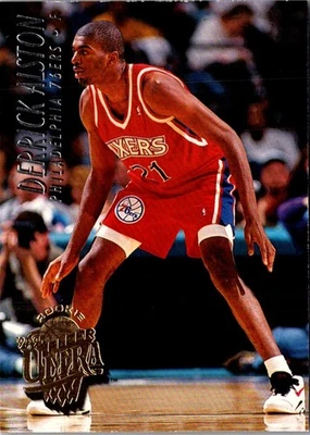 1994 Ultra Derrick Alston #308 Philadelphia 76ers Basketball Card - Image 1 of 2