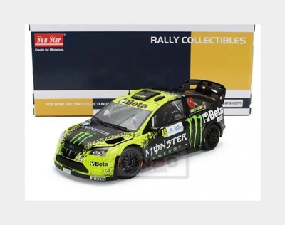 1:18 SUNSTAR Ford Focus Rs Wrc08 Rally Show Monza 2009 Valentino Rossi SS3981 Mo - Image 1 of 2