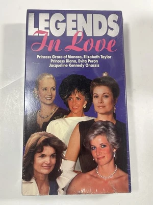 Legends In Love 1990 VHS Sealed Quality Video 3000 Princess Diana Grace Kelly - Image 1 of 4