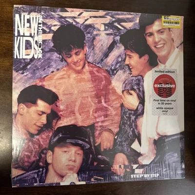 New Kids On The Block NKOTB - Step By Step Limited Edition White Color Vinyl LP Foto 1 de 2