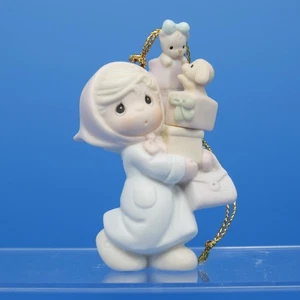 Precious Moments 1990 Bundles of Joy Ornament Limited Edition Enesco #525057 - Picture 1 of 6
