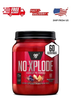 BSN N.O.-XPLODE Pre Workout Powder, Energy Supplement for Men and Women with Cre - Image 1 of 4