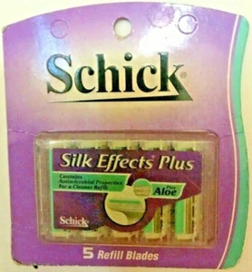 Vintage Schick Seideneffekt + mit Aloe Minen für Damen 5 Klingen Jahr 2000 - Bild 1 von 2
