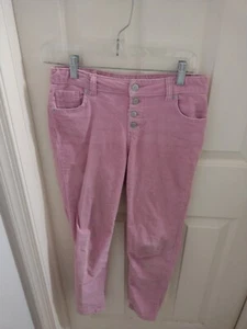 Cat & Jack Girls Corduroy Super Stretch Skinny Jeans Pink Size 14 - Picture 1 of 3