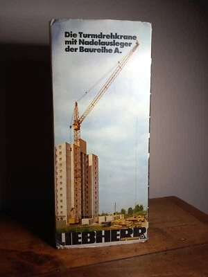 Gescha Liebherr -  Gru da costruzione scala 1:50 con scatola originale Art. 283 - Immagine 1 di 4
