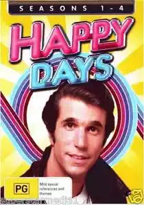 Happy Days : Seasons 1 2 3 4 (14 Disc Boxset) DVD : NEW - Foto 1 di 1