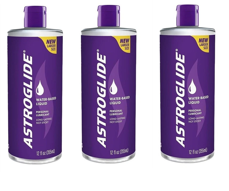 BL Astroglide Water Based Liquid Personal Lubricant 12oz each *Three Pack* - Image 1 of 1