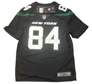 New York Jets Jersey Large Davis Mens Black Nike Vapor Limited - Picture 1 of 8