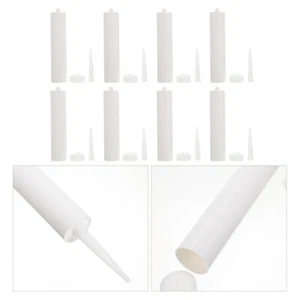 8 Sets DIY Plastic Empty Seal Caulk Tubes Caulk Tubes Silicone Sealant Tube - Picture 1 of 12