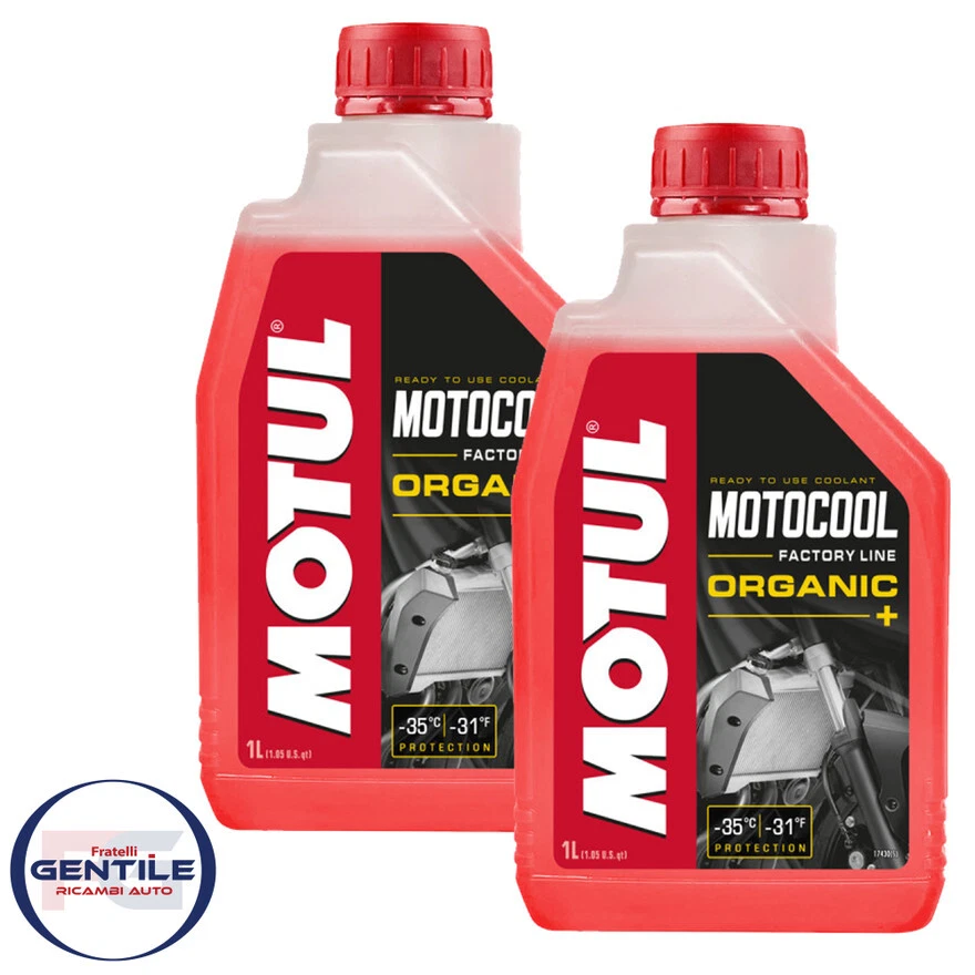 MOTUL MOTOCOOL FACTORY LINE LIQUIDO REFRIGERANTE MOTO SCOOTER -35°C +136°C 2 LT