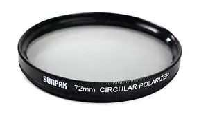 Sunpak 72mm Circular Polarizer Filter no box - Picture 1 of 4