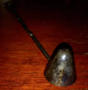 Vintage Extra Prima Silver Plated Sweden flower scroll candle snuffer Excellent - Picture 1 of 7