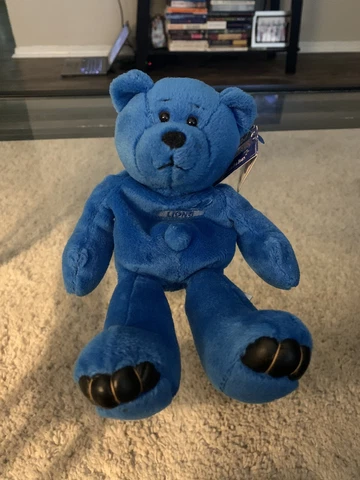 1998 Detroit Lions Limited Treasures Pro Bear - Barry Sanders Cover