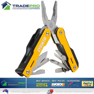 Dewalt MT16 16 in 1 Multi Tool Pocket Knife Pliers Set Stainless Steel Multitool - Image 1 of 4