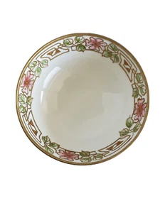 Nippon Antique Gold Gilted Beaded Moriage Hand Painted Decorative Bowl - Bild 1 von 10