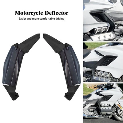 Deflector de aire ajustable contra humo 2 piezas apto para Honda Gold Wing GL1800 Tour 2018-up Foto 1 de 4