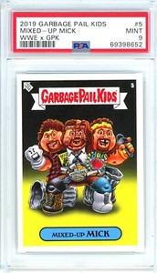PSA 9 2019 Garbage Pail Kids WWE x GPK Mixed-Up Mick #5