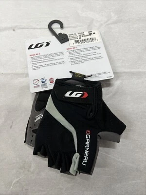 LOUIS GARNEAU MEN'S BIOGEL RX-V GLOVES (BLACK) (XS) New Cycling Biking - Image 1 of 4