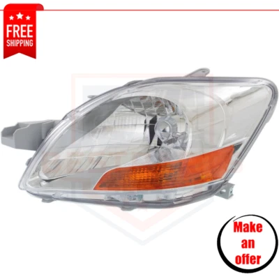Faro halógeno lado izquierdo nuevo para Toyota Yaris Base 2007-2011 Foto 1 de 4