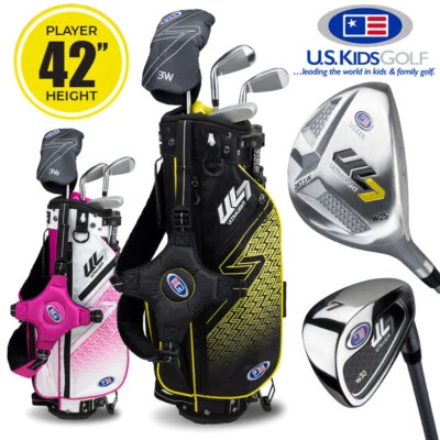 US Kids UL7 4-Club Junior Golf Club Package Set 42'' Age 5 - NEW! 2024 - Image 1 of 4