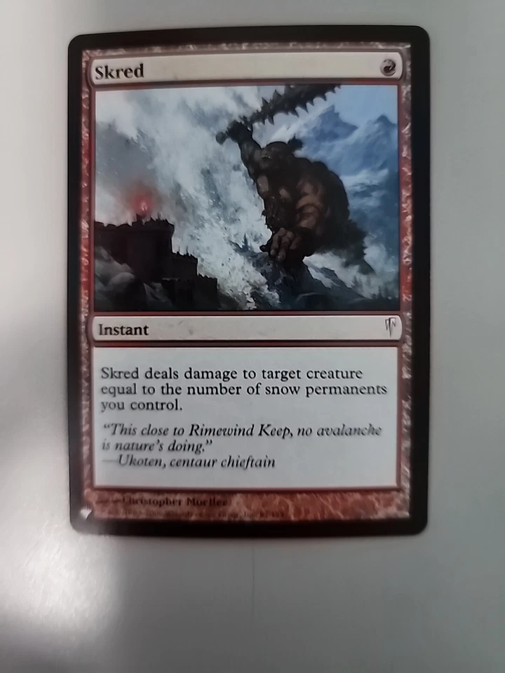 MTG Skred The LIst - Coldsnap 97 Regular Common - Image 1 of 1