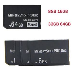 For 2000 3000 8-64G Memory Stick Pro Duo Adapter Card Game Console Camera - Picture 1 of 14