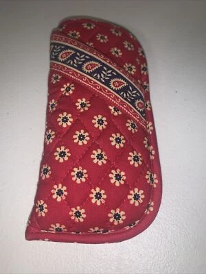 Estuche Doble Gafas Vera Bradley RETIRADO Patrón Rojo Americana RARO Foto 1 de 3