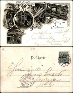 Gruss aus Bochum - viaggiata 2.7.1900 - Picture 1 of 1