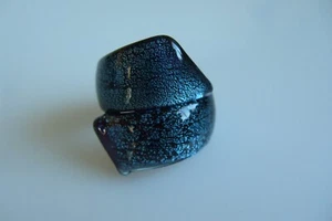 Murano glass Ring original Jewelry UNIQUE Handmade colorful art Ø 18,5 - Picture 1 of 8