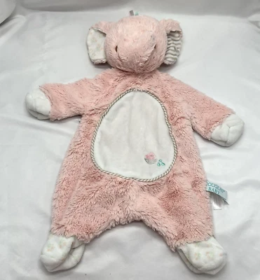 Douglas Baby Pink Elephant Sshlumpie Plush Soft Lovey Cuddle Blanket 17” - Image 1 of 4