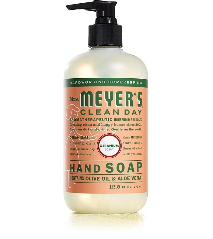 Liquid Hand Soap Geranium 6 X 12.5 Oz by Mrs Meyers