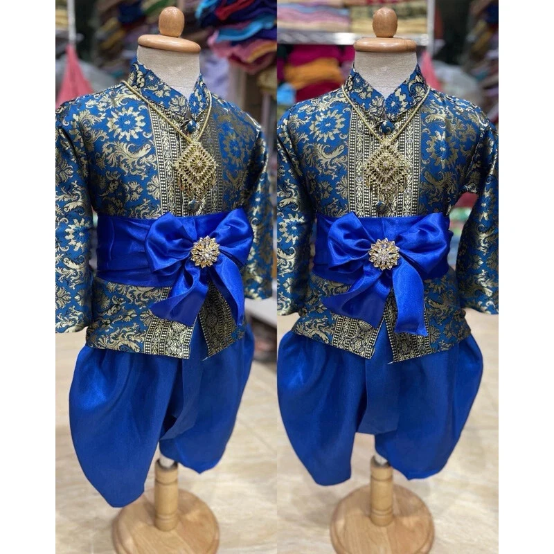 Традиция тайский принц мальчика Kid длинная рубашка Fastival костюм школы случаи новый - Изображение 1 из 4