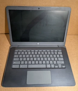 HP ChromeBook 14 G5 Intel Celeron N3350 8GB RAM 32GB eMMC CRACKED LCD - Afbeelding 1 van 6