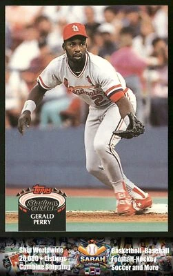 1992 Stadium Club #338b Gerald Perry - Image 1 of 2