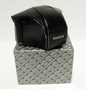 NMIB Genuine KONICA 35mm SLR Film Camera Eveready Case FC-1, FP-1 w/Box Japan - Picture 1 of 11