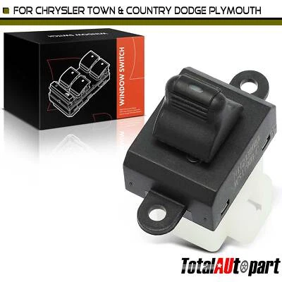 Interruptor de ventana eléctrica para Dodge Caravan Chrysler Voyager Plymouth diestro o delantero derecho Foto 1 de 4