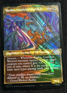Radha, Coalition Warlord - Halo Foil - Multiverse Legends - NM - EN - 0185 - Picture 1 of 1
