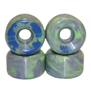 Ruedas de patineta Wayward Conical Swirl 54 mm 83b verde púrpura - Imagen 1 de 1